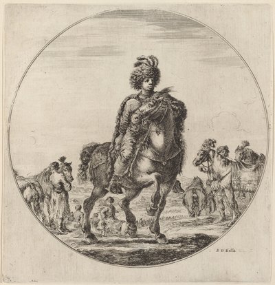 magyar lovas alkotó: Stefano della Bella
