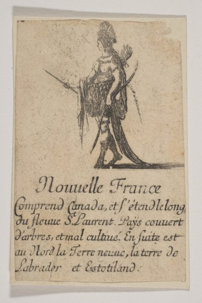 Új-Franciaország, 1644. alkotó: Stefano della Bella