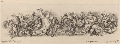 Díszfríz gyerekekkel és kutyákkal, valószínűleg 1648. alkotó: Stefano della Bella
