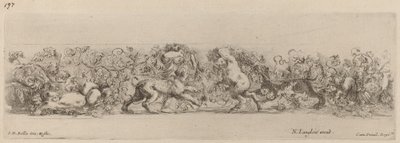 Díszfríz szőlővel, valószínűleg 1648. alkotó: Stefano della Bella