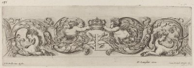 Díszfríz L betűvel XIV. Lajos, valószínűleg 1648. alkotó: Stefano della Bella