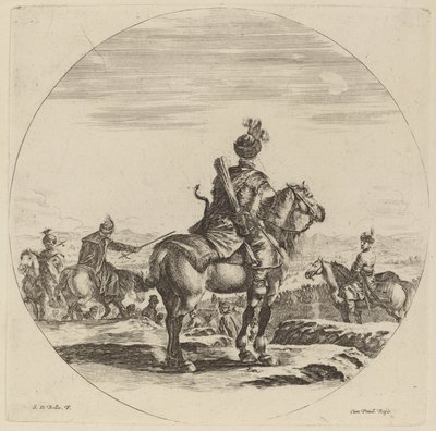 Lengyel Cavalier. alkotó: Stefano della Bella