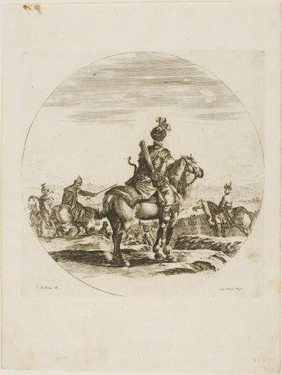 Lengyel lovas alkotó: Stefano della Bella
