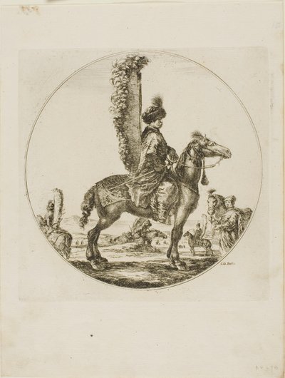 Lengyel lovas alkotó: Stefano della Bella