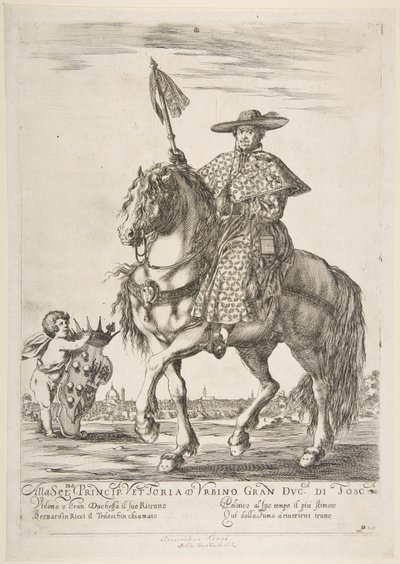 Bernardino Ricci portréja, 1637. alkotó: Stefano della Bella