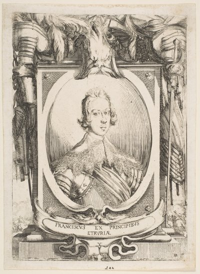 Francesco de Medici portréja, 1634. alkotó: Stefano della Bella