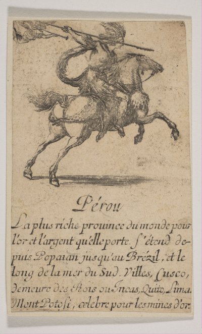 Peru, 1644. alkotó: Stefano della Bella