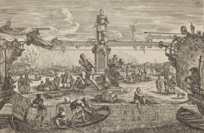 I. Ferdinánd szobra, valószínűleg c. 16541655. alkotó: Stefano della Bella
