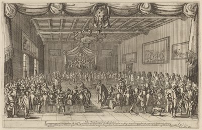 A Piacevoli lakoma, 1627. alkotó: Stefano della Bella