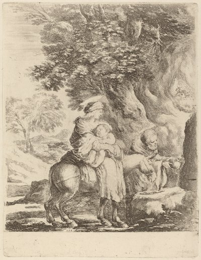 Repülés Egyiptomba. alkotó: Stefano della Bella