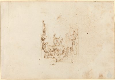 Szent András mártíromsága. alkotó: Stefano della Bella