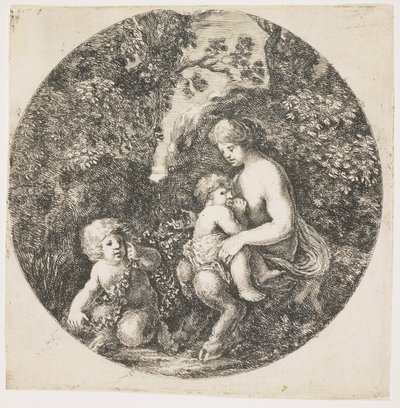 A szatír felesége, 1656 alkotó: Stefano della Bella