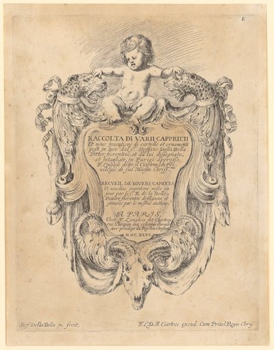 Címlap alkotó: Stefano della Bella