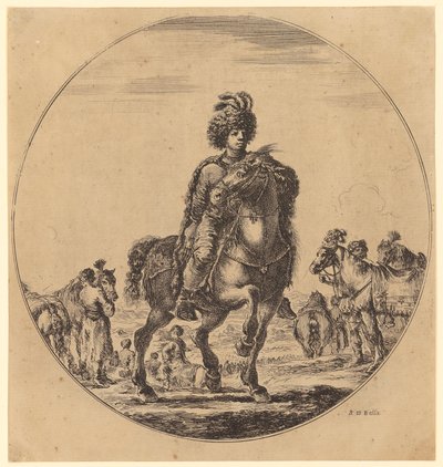 Magyar lovas alkotó: Stefano della Bella