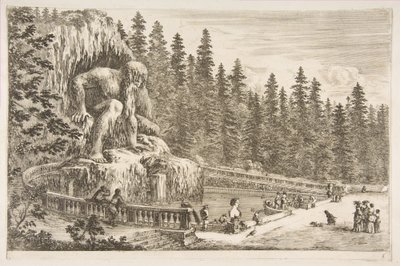 Pratolino villa: Az Appenino, kb. 1653. alkotó: Stefano della Bella