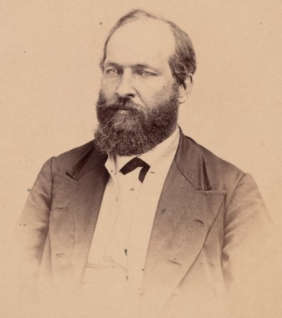 James Abram Garfield portréja 1831-1881, 1869. alkotó: Stein Bros