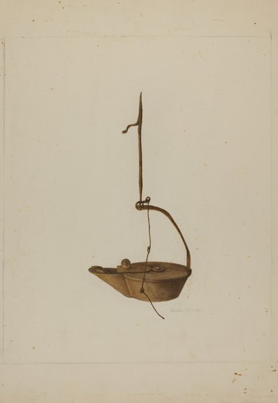 Betty Lamp, c. 1941. alkotó: Stella Mosher