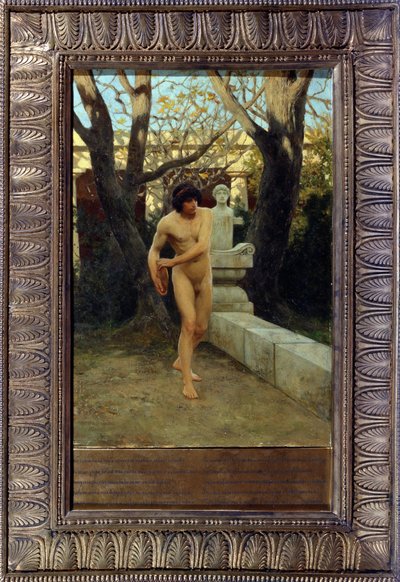 A Discobolus, 19. század vége (olaj, panel) alkotó: Stepan Vladislavovich Bakalovich