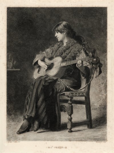 Az előjáték (metszet) alkotó: Stephen Alonzo Schoff