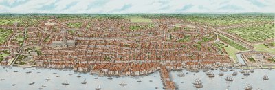 Jacobean London (felnőtt), 1603-1625 körül (tus és akvarell) alkotó: Stephen Conlin