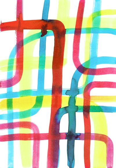 Metszéspont, 2016 (tinta, papír) alkotó: Stephen Dow