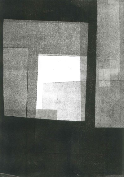 Nocturnus III, 2015 (monoprint papírra) alkotó: Stephen Dow