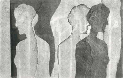 Tears I Bled VIII, 2016 (monoprint, papír) alkotó: Stephen Dow