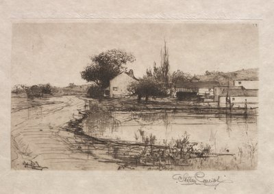 Vázlat Pittsfield közelében, Mass., 1887-1888. alkotó: Stephen Parrish