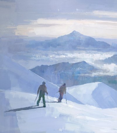 Alpesi síutazás alkotó: Steve Mitchell