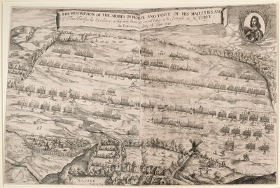 Őfelségei Ló- és Lábseregeinek leírása, és Sir Thomas Fairefax; 1645 júniusának tizennegyedik napja alkotó: Streeter