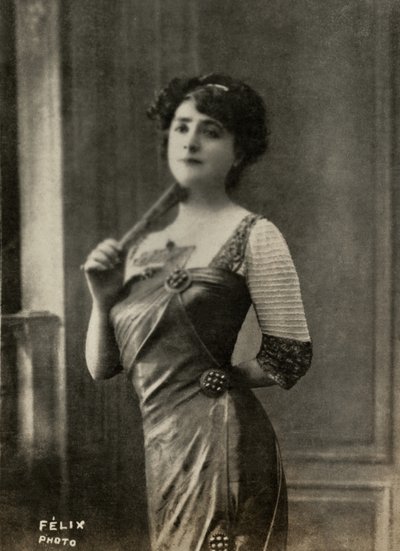 Marie Yahne francia művésznő portréja ( 1867) alkotó: Studio Felix