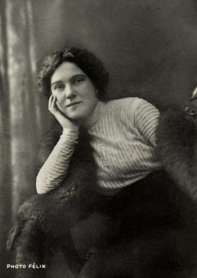 Suzanne Despres francia művésznő portréja ( 1875) alkotó: Studio Felix