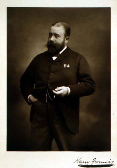Harry Furniss (1854-1925), illusztrátor és karikaturista, portréfotó (f/w fotó) alkotó: Studio Walery