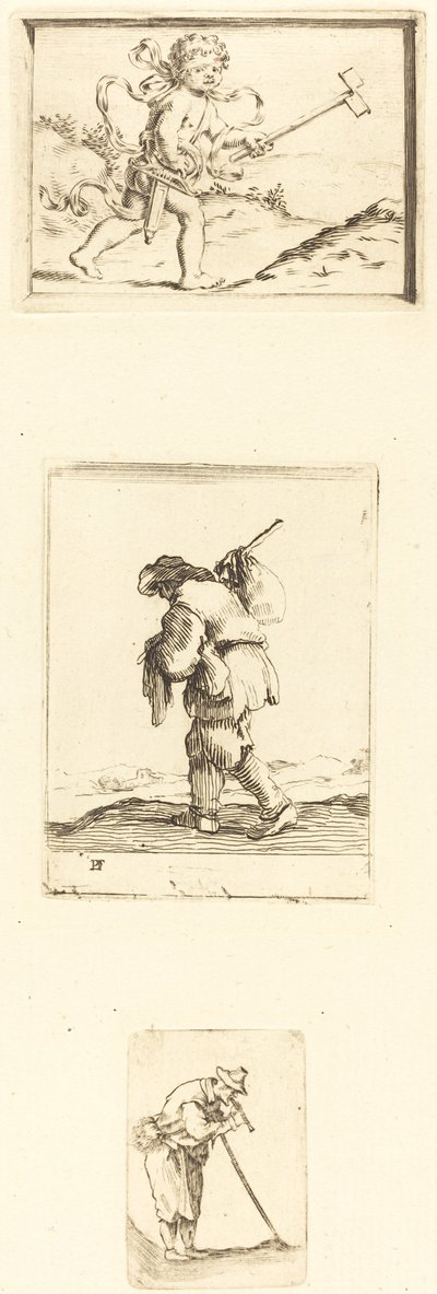 Rézkarcok lapja alkotó: Style of Jacques Callot