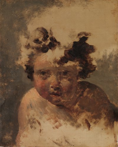 Egy gyermek feje. alkotó: Style of Jacques Louis David