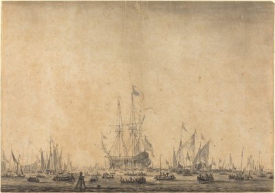 tengeri alkotó: Style of Willem van de Velde the Younger