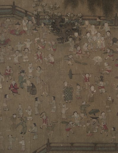 Száz gyerek játékban, 1100-1200. alkotó: Su Hanchen