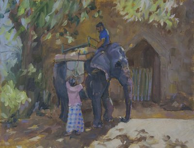 Elefánt, Sri Lanka, 2015, alkotó: Sue Wales