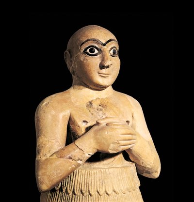 Szelim, Mari király fivére Szíriában, Kr.e. 3. évezred (szobor) alkotó: Sumerian Sumerian
