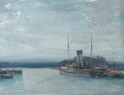 Twilight, 1910 körül (olaj, panel) alkotó: Sunderland Rollinson