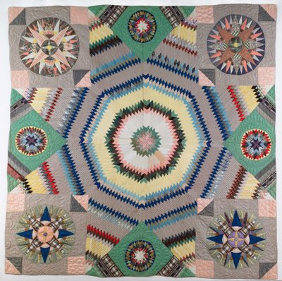Pieced quillt alkotó: Susan F. Wyman