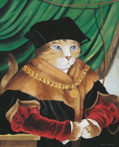 Illusztráció a Cats Galore! A kulturált macskák kompendiuma (kiad. 2015) alkotó: Susan Herbert