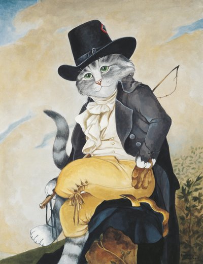 Illusztráció a Cats Galore! A kulturált macskák kompendiuma (kiad. 2015) alkotó: Susan Herbert