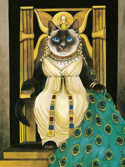Illusztráció a Shakespeare Macskákból: Poster Book (pub. 2016) alkotó: Susan Herbert