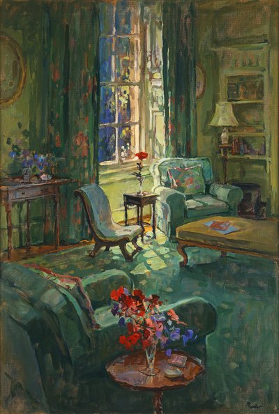 Napfény és édes borsó (olaj, vászon) alkotó: Susan Ryder