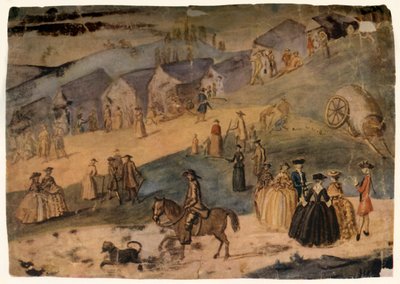 „Egy vidéki jelenet”, 1750, 1934. alkotó: Susanna Duncombe