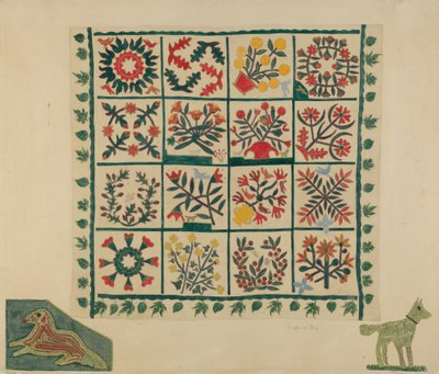 Paplan felső, 19351942. alkotó: Suzanne Roy