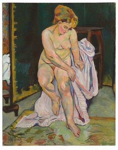 Akt drapériával alkotó: Suzanne Valadon