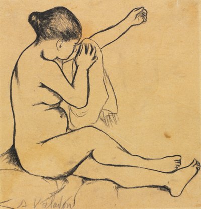 Ülő női akt alkotó: Suzanne Valadon
