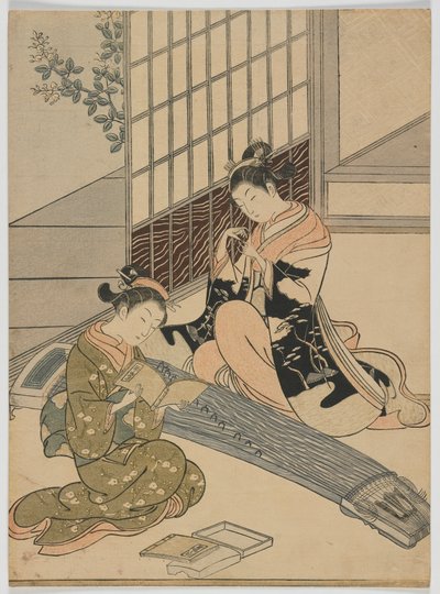 A kotoi leszálló libák, Edo-korszak, 1766 körül (színes fatömbnyomat) alkotó: Suzuki Harunobu